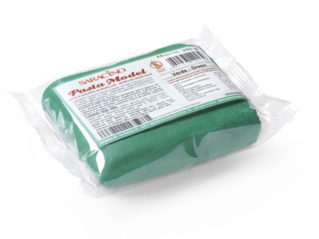 Pasta di zucchero model verde chiaro 250gr