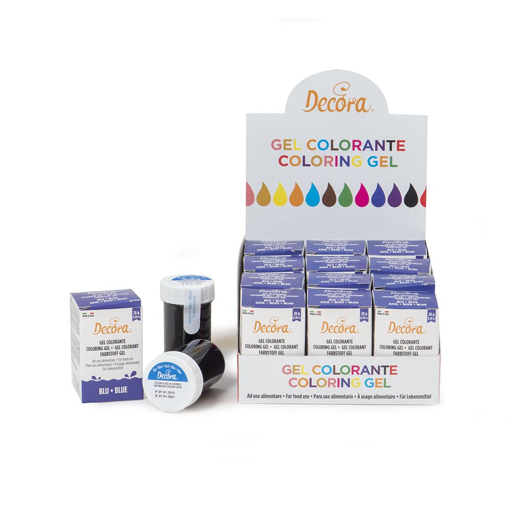 DECORA COLORANTE ALIMENTARE in GEL BLU 28gr 9600817