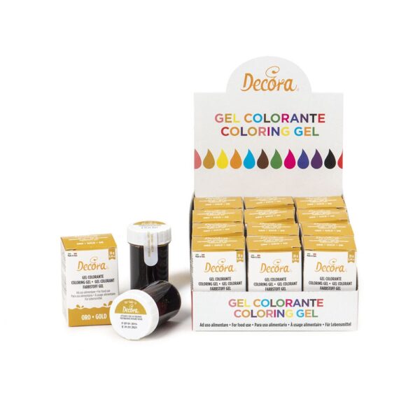 Colorante Oro Gel Alimentare Decora - Intortala