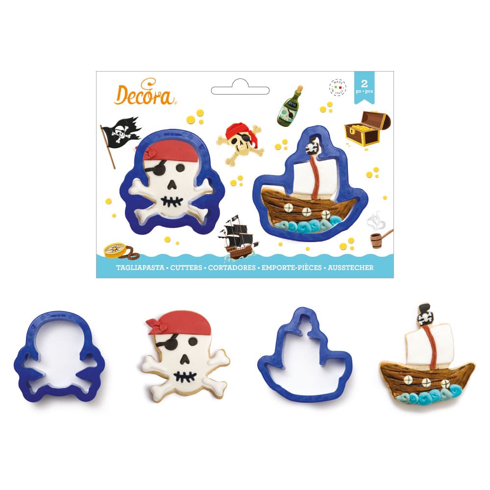 Stampo Biscotti Pirati Decora - Intortala